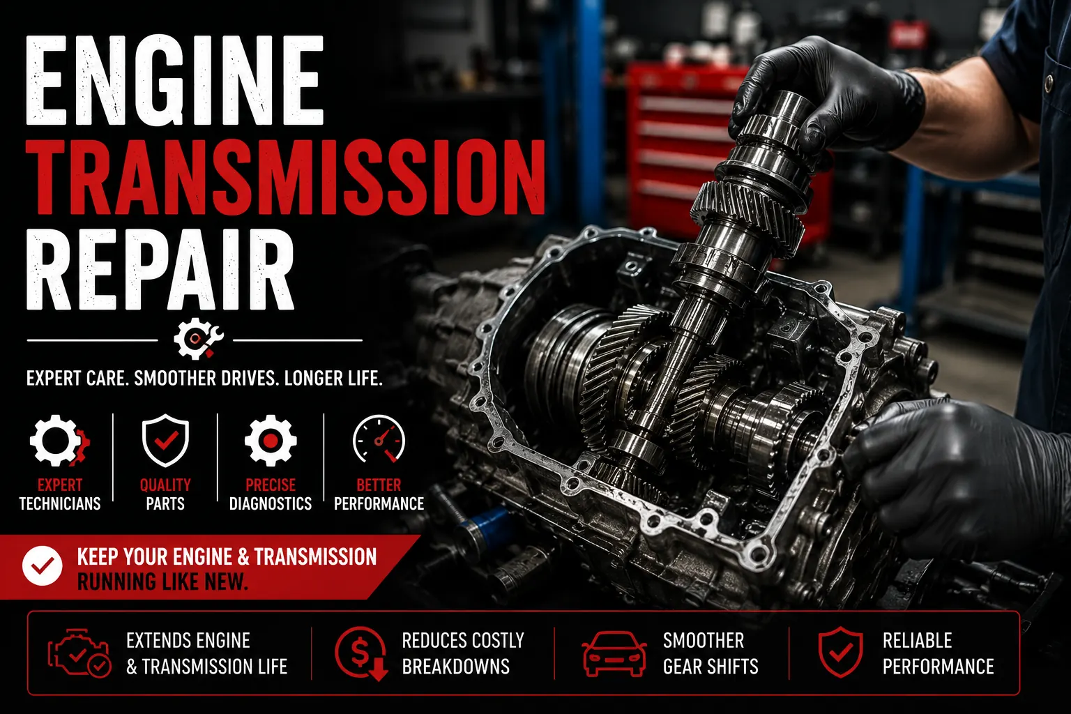 Engine and transmission repair
